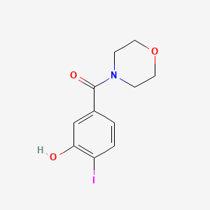 (3-Hydroxy-4-iodophenyl)(morpholin-4-yl)methanone