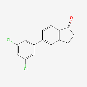 5-(3,5-Dichlorophenyl)-2,3-dihydro-1H-inden-1-one