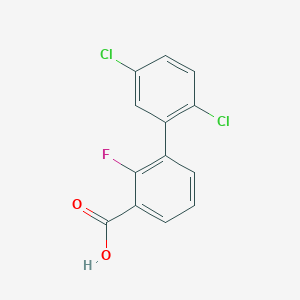 3-(2,5-Dichlorophenyl)-2-fluorobenzoic acid