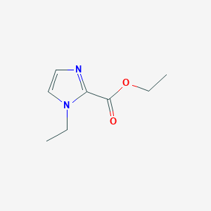molecular formula C8H12N2O2 B8015912 1-乙基-1H-咪唑-2-羧酸乙酯 CAS No. 62366-55-6