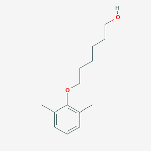 molecular formula C14H22O2 B8015955 6-(2,6-Dimethylphenoxy)hexan-1-ol 