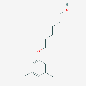 molecular formula C14H22O2 B8015962 6-(3,5-Dimethylphenoxy)hexan-1-ol 