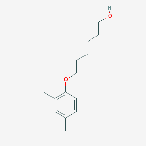 molecular formula C14H22O2 B8015967 6-(2,4-Dimethylphenoxy)hexan-1-ol 