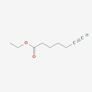 molecular formula C9H14O2 B8015999 庚-6-炔酸乙酯 