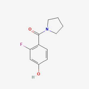 (2-Fluoro-4-hydroxyphenyl)(pyrrolidin-1-yl)methanone