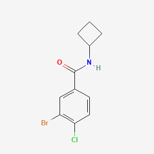 3-Bromo-4-chloro-N-cyclobutylbenzamide