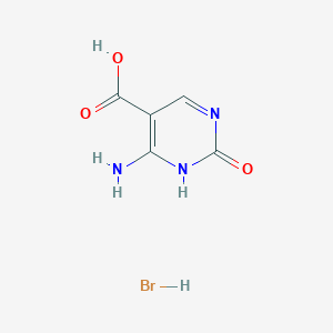 4-Amino-2-hydroxypyrimidine-5-carboxylic acid hydrobromide