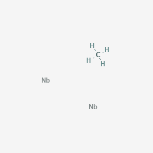molecular formula CH4Nb2 B080163 碳化铌（Nb2C） CAS No. 12011-99-3