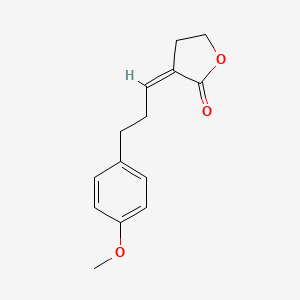 (3Z)-3-[3-(4-methoxyphenyl)propylidene]oxolan-2-one