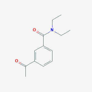 molecular formula C13H17NO2 B8016519 3-Acetyl-N,N-diethyl-benzamide 