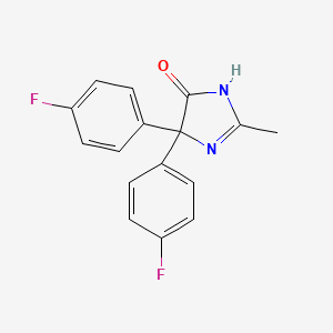 4,4-bis(4-fluorophenyl)-2-methyl-1H-imidazol-5-one