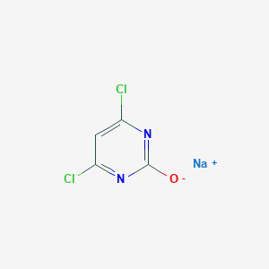 molecular formula C4HCl2N2NaO B8016603 CID 14377177 