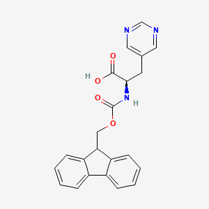 (2R)-2-({[(9H-fluoren-9-yl)methoxy]carbonyl}amino)-3-(pyrimidin-5-yl)propanoic acid