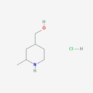 (2-Methylpiperidin-4-yl)methanol hydrochloride
