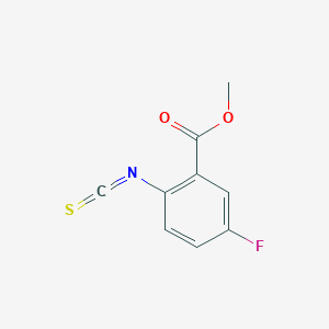 molecular formula C9H6FNO2S B8016901 Methyl 5-fluoro-2-isothiocyanatobenzoate 