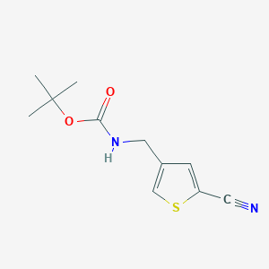 Tert-butyl ((5-cyanothiophen-3-yl)methyl)carbamate