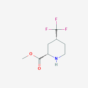 (2S,4R)-4-Trifluoromethyl-piperidine-2-carboxylic acid methyl ester