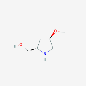 molecular formula C6H13NO2 B8017010 ((2S,4R)-4-methoxypyrrolidin-2-yl)methanol 
