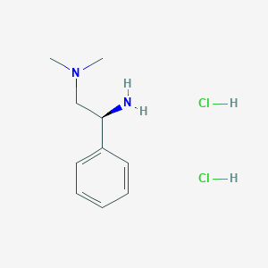 [(2S)-2-amino-2-phenylethyl]dimethylamine dihydrochloride