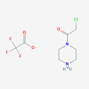 4-(Chloroacetyl)-1-piperazinium trifluoroacetate