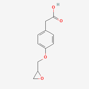 2-{4-[(Oxiran-2-yl)methoxy]phenyl}acetic acid
