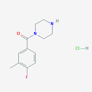 1-(4-Fluoro-3-methylbenzoyl)piperazine hydrochloride