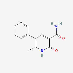 6-Methyl-2-oxo-5-phenyl-1,2-dihydropyridine-3-carboxamide