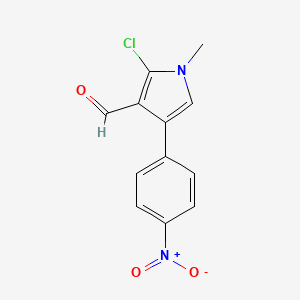 2-chloro-4-{4-nitrophenyl}-1-methyl-1H-pyrrole-3-carbaldehyde