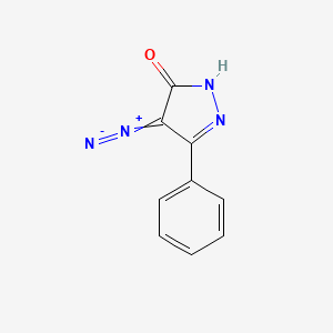 5-oxo-3-phenyl-4,5-dihydro-4-diazonio-1H-pyrazol-4-ide