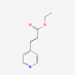 molecular formula C10H11NO2 B8017283 Ethyl 3-(pyridin-4-yl)acrylate 