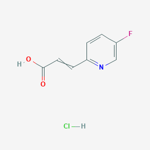 (E)-3-(5-fluoropyridin-2-yl)acrylic acid hydrochloride