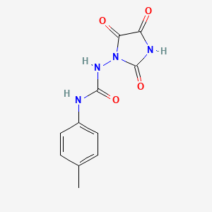 N-(4-methylphenyl)-N'-(2,4,5-trioxo-1-imidazolidinyl)urea