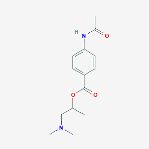 1-(Dimethylamino)propan-2-yl 4-acetamidobenzoate