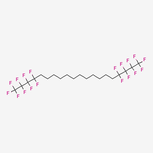 molecular formula C20H24F18 B8017432 1,1,1,2,2,3,3,4,4,17,17,18,18,19,19,20,20,20-Octadecafluoroicosane 