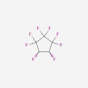molecular formula C5H2F8 B8017435 (4R,5S)-1,1,2,2,3,3,4,5-Octafluorocyclopentane 