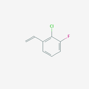 molecular formula C8H6ClF B8017457 2-Chloro-3-fluorostyrene 