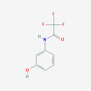 molecular formula C8H6F3NO2 B080175 2,2,2-三氟-N-(3-羟基苯基)乙酰胺 CAS No. 14983-08-5
