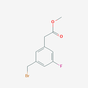 Methyl 3-(bromomethyl)-5-fluorophenylacetate