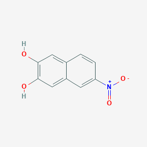 molecular formula C10H7NO4 B8017562 2,3-Dihydroxy-6-nitronaphthalene 