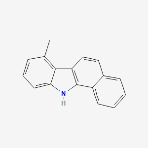 molecular formula C17H13N B8017611 7-Methyl-11H-benzo[a]carbazole 