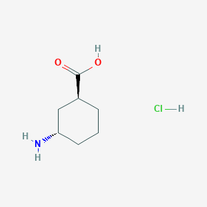 (1S,3S)-3-Aminocyclohexanecarboxylic acid hydrochloride