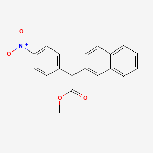 Methyl 2-(4-nitrophenyl)-2-(naphalen-2-yl)acetate