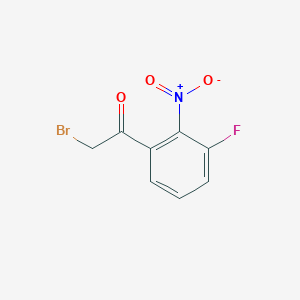 2-Bromo-1-(3-fluoro-2-nitrophenyl)ethanone