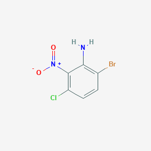 molecular formula C6H4BrClN2O2 B8017700 6-Bromo-3-chloro-2-nitroaniline 