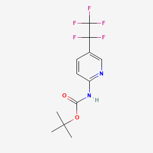 2-(Boc-amino)-5-(pentafluoroethyl)pyridine