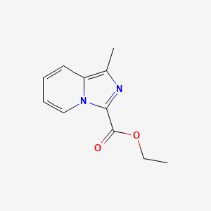 molecular formula C11H12N2O2 B8017870 Ethyl 1-methylimidazo[1,5-a]pyridine-3-carboxylate 