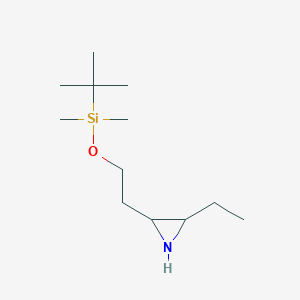 2-(2-((tert-Butyldimethylsilyl)oxy)ethyl)-3-ethylaziridine