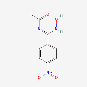 N-[(hydroxyamino)-(4-nitrophenyl)methylidene]acetamide