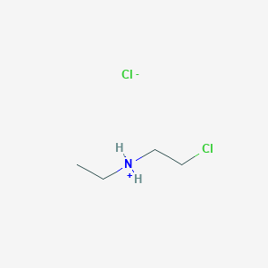 molecular formula C4H11Cl2N B8018072 Ethanamine, 2-chloro-N-ethyl-, hydrochloride 