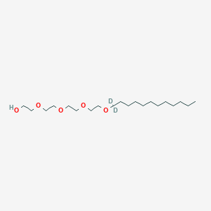 molecular formula C20H42O5 B8018269 2-[2-[2-[2-(1,1-Dideuteriododecoxy)ethoxy]ethoxy]ethoxy]ethanol 